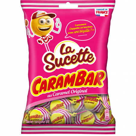 Sachet de 156g de sucettes Carambar "La Sucette" - AuChYaThPS4