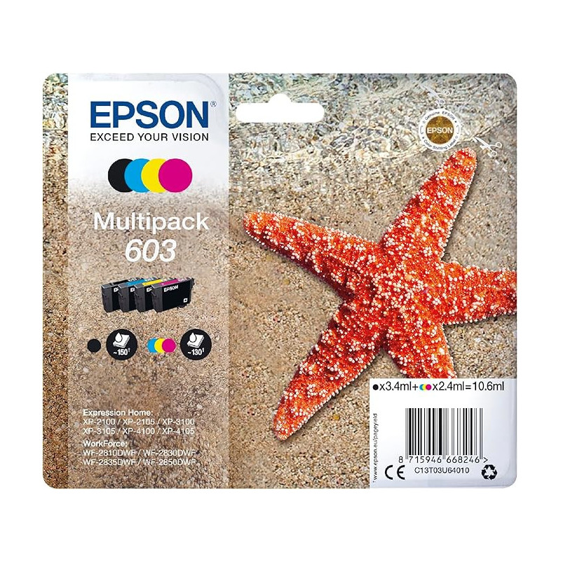 EPSON 1LB 4 couleurs encre 603 YM