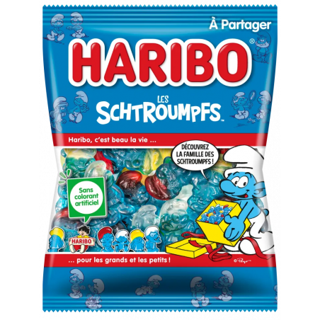 Sachet de bonbons de 250g Schtroumpfs