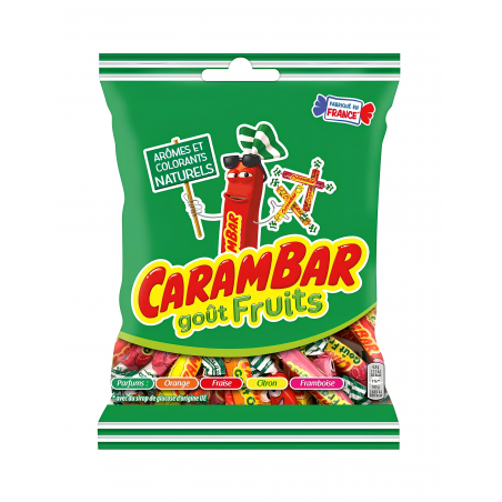 Sachet de 180g de Carambar goûts fruit - AuChYaThPS4